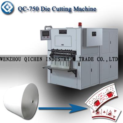 China Paper Roll Die Cutting Machines / die cutting equipment High capacity for sale