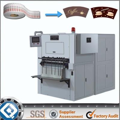 China PE Coated Paper Die Cutting Machine , High Capacity 120 - 180 times / min for sale