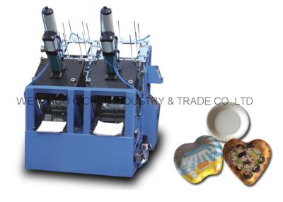 China Heart Shaped Disposable Paper Plate Making Machine Easy Operation for sale