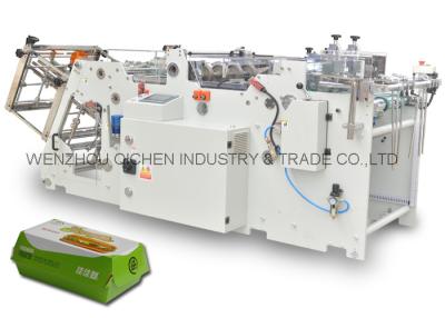 China Máquina de empaquetado 220V/380V 50Hz de Gluer de la carpeta de la caja de la hamburguesa de la pizza en venta