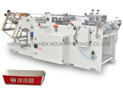 China Low Noise Fully Automatic Paper Container Making Machine PLC Control for sale