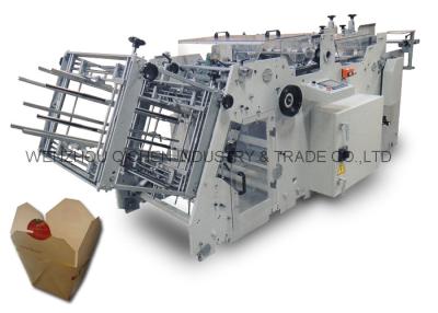 China Cardboard Disposable Food Container Making Machine / Equipment CE Certificate 3KW for sale