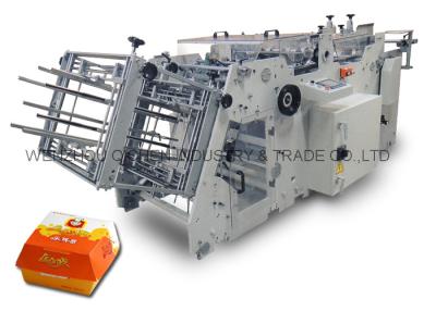 China Caliente y Gule que sellan la máquina automática de la fabricación de cajas de las patatas fritas de alto rendimiento en venta