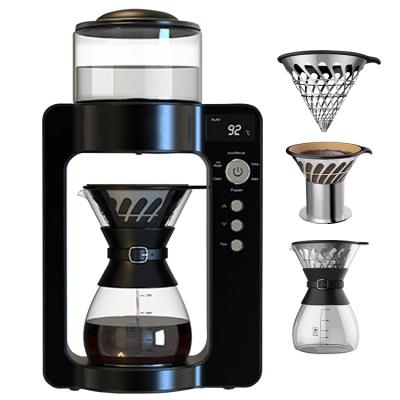 China With LCD Display 1.0L Electric Bartender Pour Over Coffee Machine Coffee Maker With Electronic Scale for sale