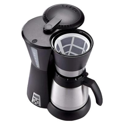 China Wholesale Home Portable Drip Coffee Maker Small Desktop Espresso Maker High Temperature Resistant Glass Automatic Electric Coffee Maker Machine for sale