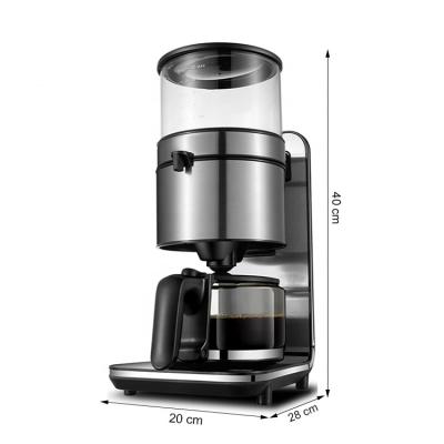 China High temperature pretection design one button maquinas de cafe 10-12 cup drip electric coffee maker with filter for sale