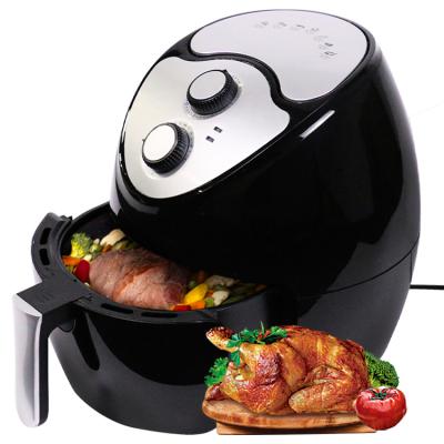 China Digital Control 7L 1800w Large Capacity Digital Air Fryer with Time and Temperature Control Knobs for sale