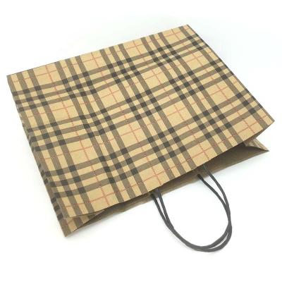 China Various Recycled Materials Size Wholesale In Stock Rack Up Smart Shopping Paper Bags For Hair Extension Packaging for sale