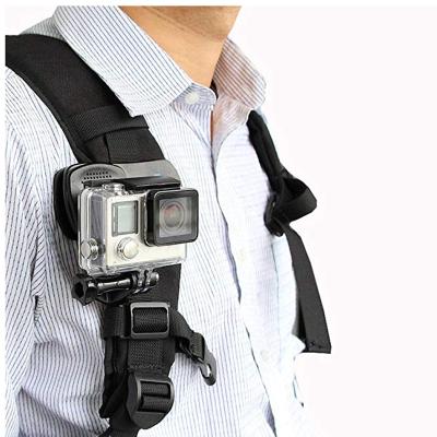 China Hot New Adjustable Backpack Shoulder Strap Mount Camera with Adjustable Shoulder Pad and 360 Degree Rotating Base for GoPro Hero for sale