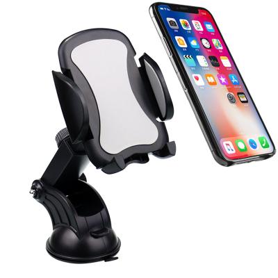 China Car Phone Holder Adjustable Mount Upgraded Phone Car Holder For Dashboard 360 Degree Rotation Adjustable Car Phone Mount For iPhone 12 for sale