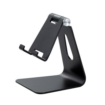 China Adjustable Cell Phone Stand For Sturdy Aluminum Angle Height Adjustable Desktop Metal Phone Stand For iPhone, Ipad, Cellphone for sale