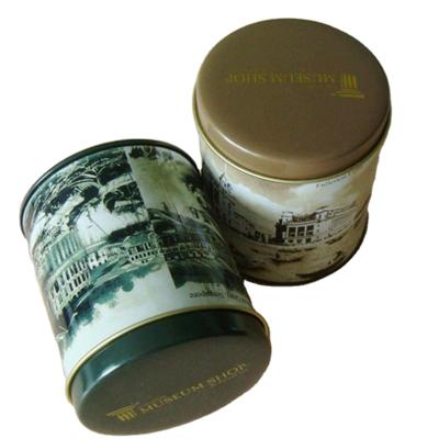 China Chinese Fashion Round Metal Tea Canister From China for sale