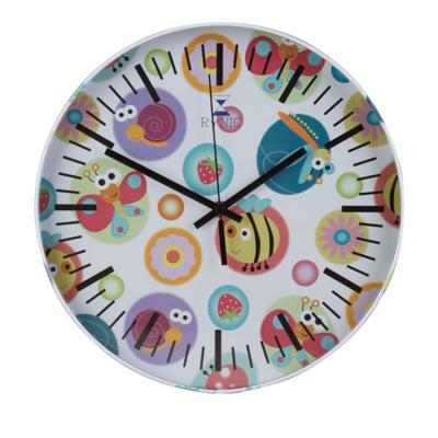 China Latest Design Cartoon Wall Clock Recyclable Custom Metal Wall Clock for sale