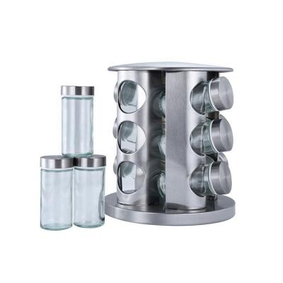 China Steamable hotsale 20 pot swivel spirce rack rotating 2023 sprice rack for sale