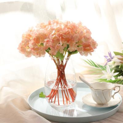 China New hot sale Mini Baroque Hydrangea High Simulation hydrangea hot sale high simulation hydrangea hotel decoration simulation home flower for sale