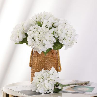 China Wholesale high simulation factory simulation hydrangea artificial flower wedding decoration preserved hydrangea and flower arrangement for sale