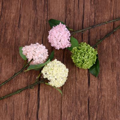 China Wholesale natural high simulation Anna Preserved Hydrangea single stem for wedding decorative home decoration artificial flowers for sale