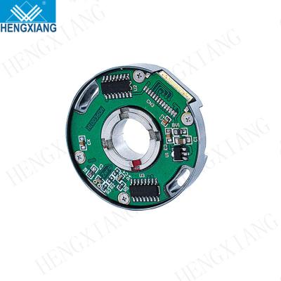 China Measuring Speed ​​and Angle Incremental P48 Angle Encoder with Integral Ratio Built-in Rectifier 8-14mm Through Hole 2500ppr with UVW Signal 6/8/16 Poles for sale