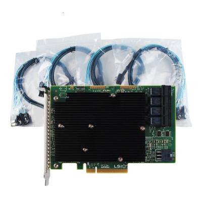 Κίνα LSI SAS Server Array Card 9300-16I 12GBS HBA BUS ADAPTER CARD IT Mode 4SFF-8643 Καλώδιο SATA προς πώληση