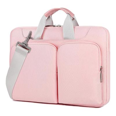 China Eco-friendly Pink Protective Laptop Shoulder Messenger Bag Sleeve Case Business Laptop Bags 13 Inch for sale