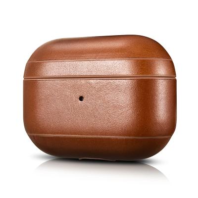 China For Earphone New Arrival 2020 Real Leather Case For AirPods Cover For AirPods Pro 4 Case With Chargeing Case for sale