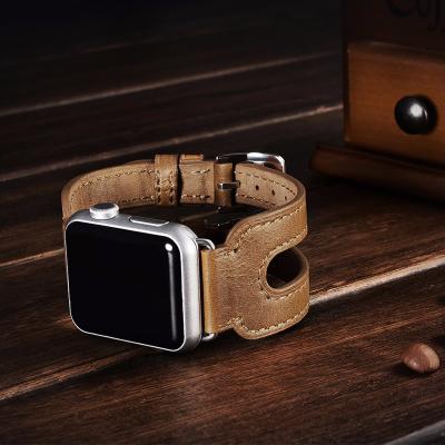 China ICARER Purely Handmade Genuine Leather Band For Apple Watch 2 Straps for sale