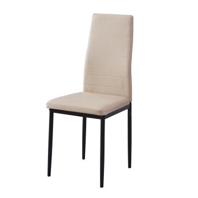 China Cheap home KD porcelain kitchen modern design restaurant furniture for sale leather metal dining chairs for sale