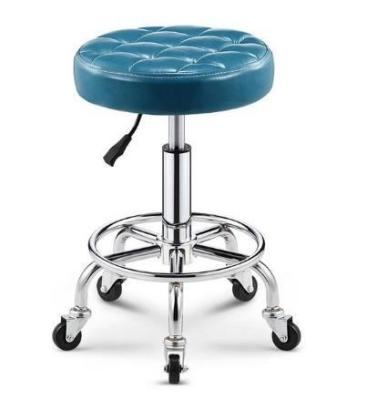 China Contemporary Wholesale Kitchen Rotate Metal Chair Leather Swivel Bar Stools for sale