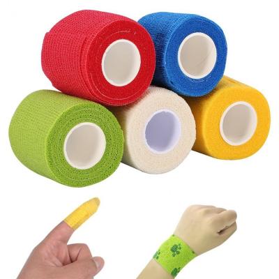 China Sticky To Step To Hair Skin Veterinary Wrap Waterproof Elastic Wrap Bandage for sale