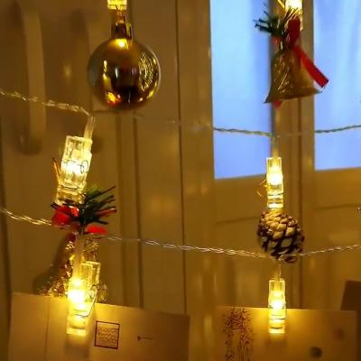 China Photo Clip lamp LED String lights Battery DC 5V Christmas Holiday Party Wedding Decoration Fairy lights 1m 2m 5m 10m for sale