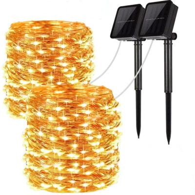 China Solar Powered String Lights Outdoor Solar Fairy Lights String Lights for Home Patio Garden Gate Yard Party Wedding Decor for sale