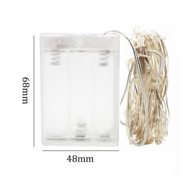 China 2M 5M 10M LED String lights Silver Wire Christmas Garlands Festoon led Fairy Light Christmas Decorations for Home Room T for sale