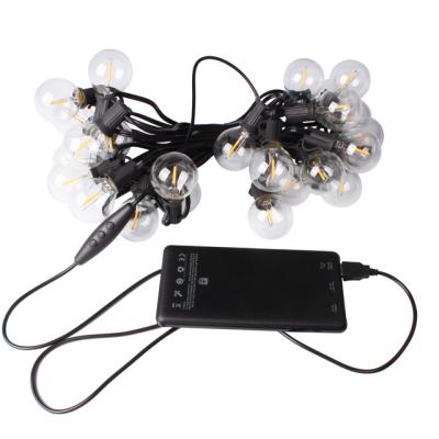 China Garden Decor Lamp String Christmas Battery USB Operated LED Fairy Lights For Outdoor Decoration for sale