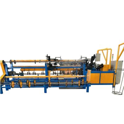 China Building Material Stores Cheap Galvanized Steel Chain Link Fence Weaving Machine for sale