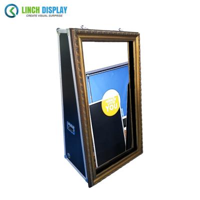 China Indoor Parties And Events Light Smart Magic Mirror Photo Booth For Wedding Party for sale