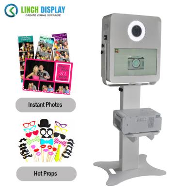 China Slow Metal Sheet Multitouch Green Screen Animated Video Photo Booths for sale