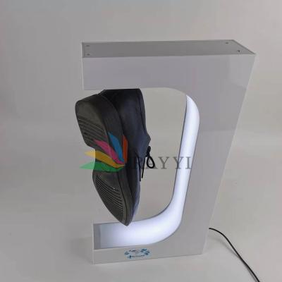 China Handmade Magnetic Float Levitation Sneaker Display Stand for sale