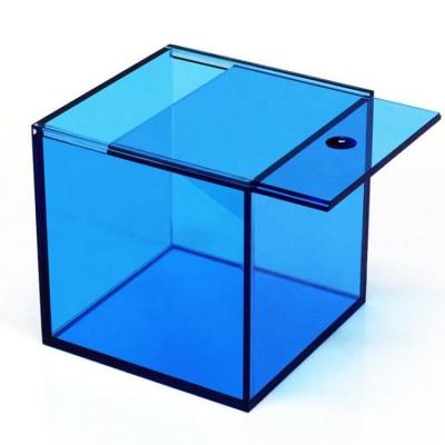 China Custom Acrylic Dust Proof Clear Relay High Transparency Acrylic Sliding Lid Gift Packing Funko Noise Hard Case for sale