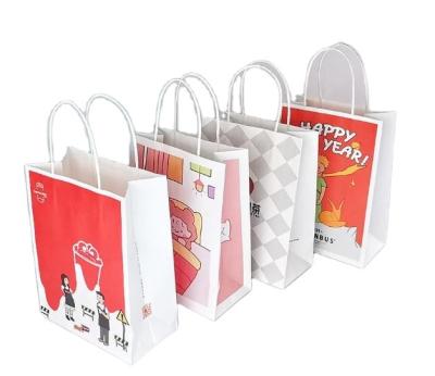 China Recyclable Special New Design Customized Printing High Quality Morocco Paper Handbag for sale