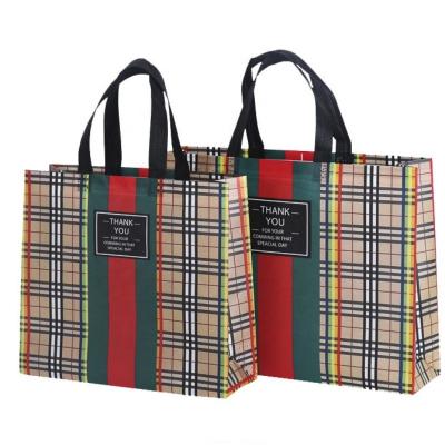 China Reusable Handled Tote Bag Wholesale Non Woven Bag Shopping Bag for sale