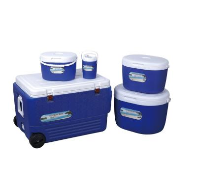 China Waterproof 2022 professional cold chain box cheap waterproof outdoor cooler box set for sale