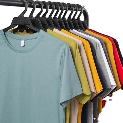 China Viable Summer Men's Fashion Cotton Round Neck T-shirt Southeast Asia Loose Bulk Wholesale for sale