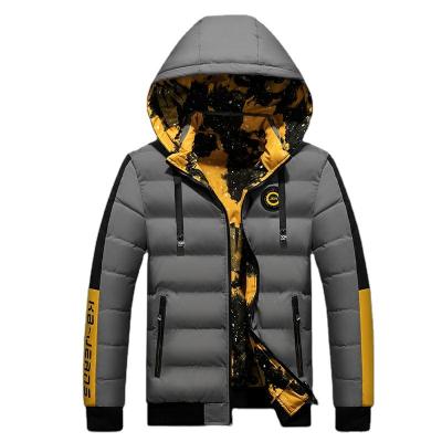 China Plus size autumn and winter men's clothing breathable cotton thickening down jacket men's down jacket custom short thin winter coat for sale