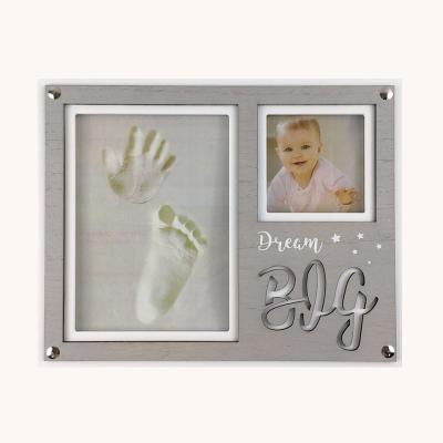 China Handprint and Footprint Baby Handprint Kit and Footprint Photo Frame Baby Handprint Photo Frame for sale