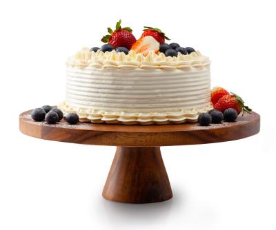 China New design viable the log cake stand table set for wedding cake for sale