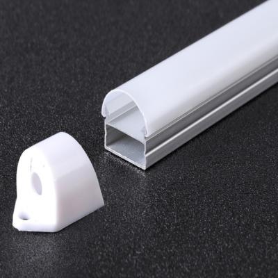 China Decorations 12*8mm U Channel Small Size Aluminum Profile Led With Frosted PC Cover for sale