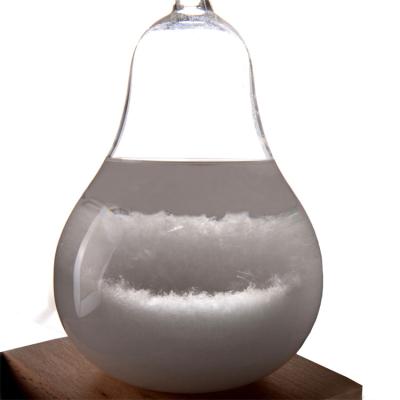 China Best Contemporary Decorative Exquisite Barometric Ball Glass Weather Forecast Bottle for sale