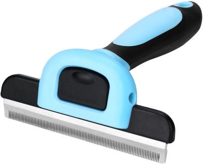 China Viable Hot Pet Neat Pet Grooming Brush Effectively Reduces Shedding Pet Cat Dog Brush Comb for sale