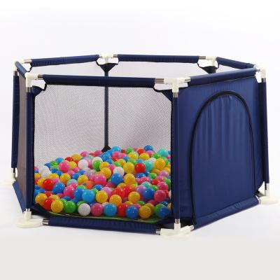 China Traditional High Quality Plastic Safe Plastic Fence Baby Play Yard With Sea Balls For Kids To Play Indoor And Outdoor for sale