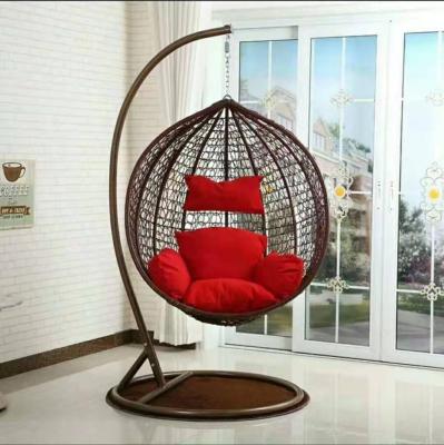 China 2019 Sale 2019 Garden Leisure Style Super Comfortable Warm Outdoor Cozy Furniture Rattan Swing Hanging Chair for sale